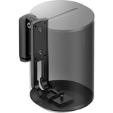 FLEXSON Wall Mount with Corner Piece for Sonos Era 100 Speaker (Black, Single)