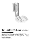 FLEXSON Wall Mount with Corner Piece for Sonos Era 100 Speaker (White, Single)
