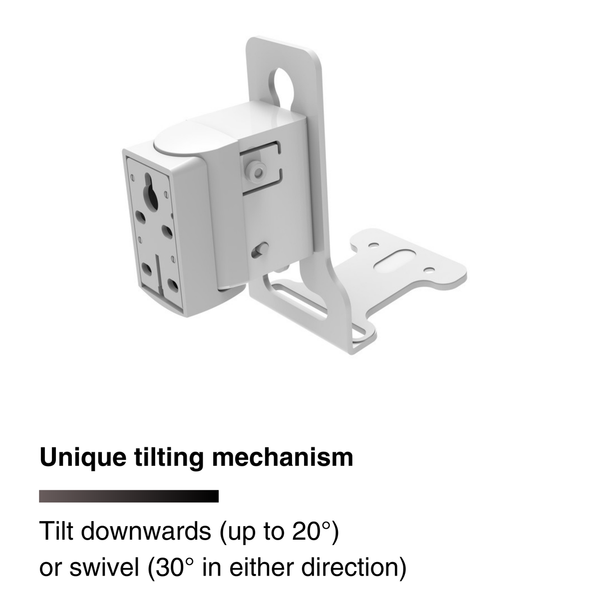 FLEXSON Wall Mount for Sonos Era 300 Speaker (White, Single