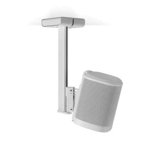 FLEXSON Ceiling Mount for SONOS ONE or PLAY:1 (Single, White)