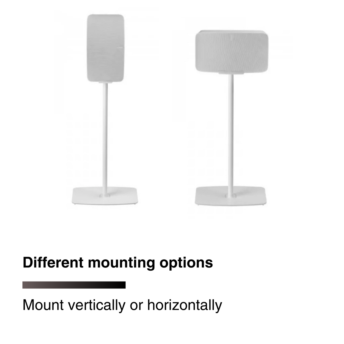 Flexson壁固定金具Sonos Five & Play:5用 - ホワイト Vertical Wall Mount for Sonos Five & Play:5 (White