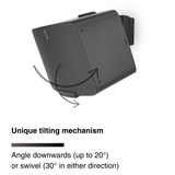 FLEXSON Wall Mount for the Sonos Five & PLAY:5 (Black)