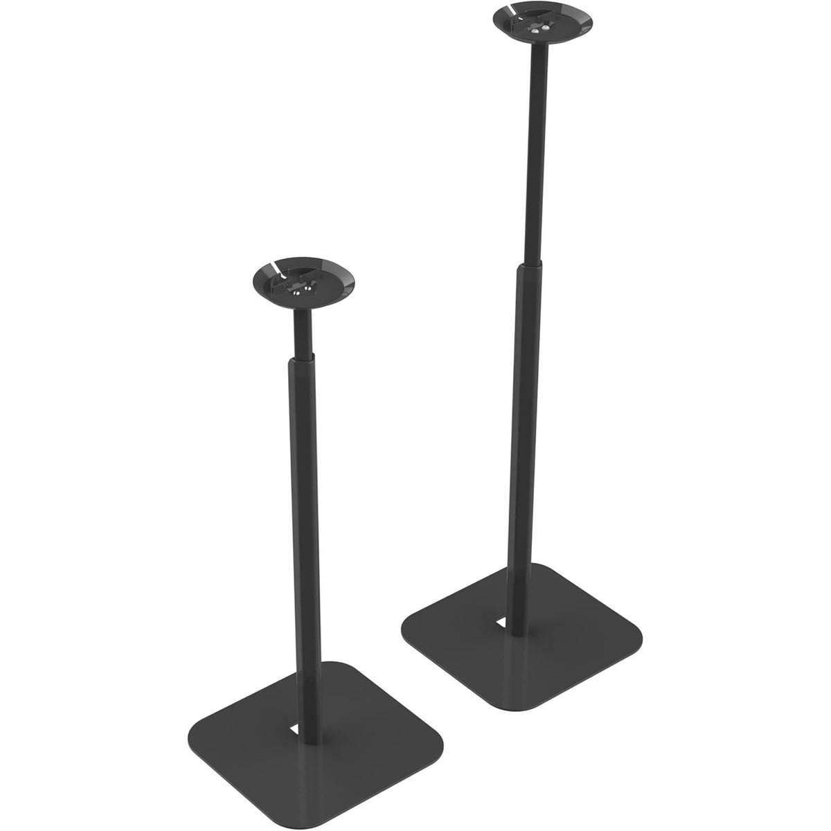 FLEXSON Essentials Adjustable Floor Stands for Sonos Era 100 (Black, P
