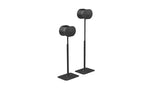 FLEXSON Essentials Adjustable Floor Stands for Sonos Era 300 (Black, Pair)
