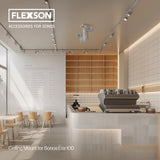 FLEXSON Ceiling Mount for Two Sonos ERA 100 (White, Pair)