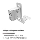 FLEXSON Wall Mount for Sonos Era 300 Speaker (White, Single)