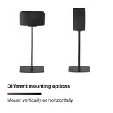 FLEXSON Floor Stand for Sonos Five & Play:5 (Black)