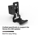 FLEXSON Wall Mount for Sonos Era 300 Speaker (Black, Single)