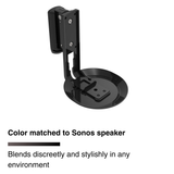 FLEXSON Wall Mount with Corner Piece for Sonos Era 100 Speaker (Black, Single)