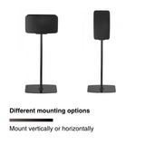 FLEXSON Floor Stand for Sonos Five & Play:5 (Black)