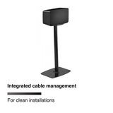 FLEXSON Floor Stand for Sonos Five & Play:5 (Black)