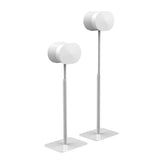 FLEXSON Essentials Adjustable Floor Stands for Sonos Era 300 (White, Pair)