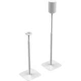 FLEXSON Essentials Adjustable Floor Stands for Sonos Era 100 (White, Pair)