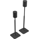 FLEXSON Essentials Adjustable Floor Stands for Sonos Era 100 (Black, Pair)